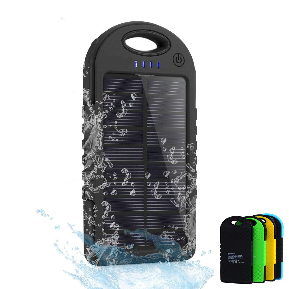 แบตสำรองโซลาร์เซลล์กันน้ำ Power Bank Solar cell + Waterproof ความจุ 50000 mAh+ไฟฉาย+ไฟฉุกเฺฉินในตัว-(สีดำ) แบตสำรองโซลาร์เซลล์กันน้ำ Power Bank Solar cell + Waterproof ความจุ 50000 mAh+ไฟฉาย+ไฟฉุกเฺฉินในตัว-(สีดำ)