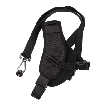 Anti-Slip Quick Rapid Shoulder Sling Belt Neck Strap for DSLRCameras (Black) - intl Anti-Slip Quick Rapid Shoulder Sling Belt Neck Strap for DSLRCameras (Black) - intl