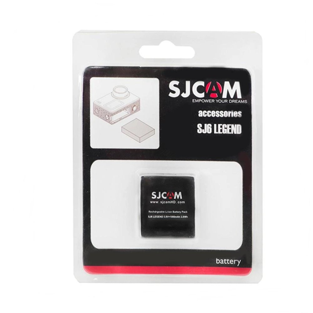 Batterry SJCAM SJ6 LEGEND 3.8V 1000mAh(Warranty 3 month) Batterry SJCAM SJ6 LEGEND 3.8V 1000mAh(Warranty 3 month)