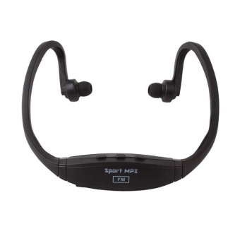 BestBuy Outdoor Sports Mp3 เครื่องเล่น Mp3 ขนาดพกพา Music PlayerHeadphone - Black