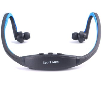 BestBuy Outdoor Sports Mp3 เครื่องเล่น Mp3 ขนาดพกพา Music PlayerHeadphone - Black/Blue