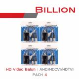 BILLION BALUN HD for HDTVI, HDCVI, AHD and Analog PACK 4 ราคา 72 บาท*ส่งฟรี