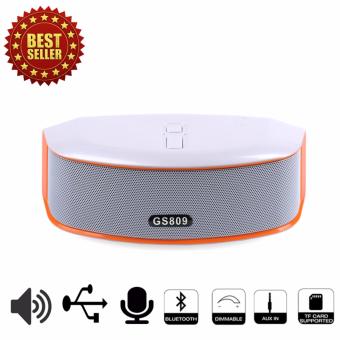 Bluetooth Speaker GS809 Bluetooth/SD/USB Speaker ลำโพงบลูทูธ สีขาว