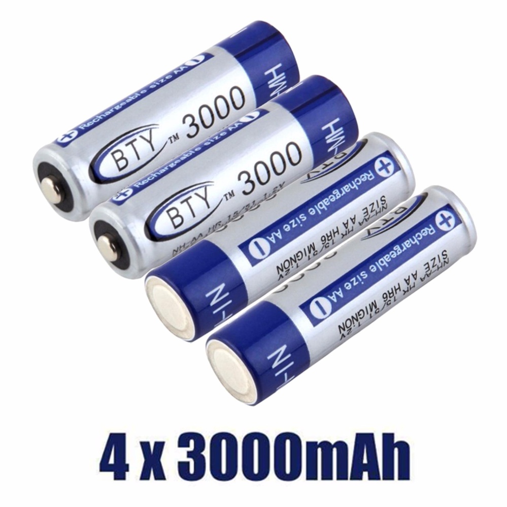 (สีน้ำเงิน)ถ่านชาร์จ BTY-AA-3000 มิลลิแอมป์ (สีน้ำเงิน)ถ่านชาร์จ BTY-AA-3000 มิลลิแอมป์