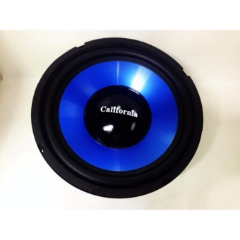 CALIFORNIA ดอกลำโพง 10 นิ้วซับเบส  4-8โอห์ม 250 วัตต์ แพ็ค 2 ดอก รุ่น CALIFORNIA10 FIBER สีนำ้เงิน