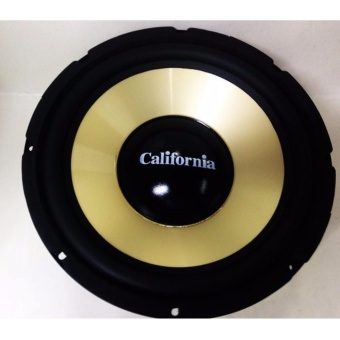 CALIFORNIA ดอกลำโพง 10 นิ้วซับเบส  4-8โอห์ม 300 วัตต์ แพ็ค 2 ดอก รุ่น CALIFORNIA10 FIBER สีทอง