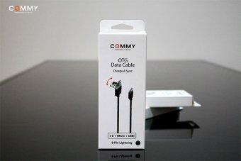 Commy สายชาร์จ OTG Data Cable 2 IN 1 (MICRO+USB) CHARGE & SYNCถ่ายข้อมูลโดยตรงจากIOS ไปยัง Android May 2018 - 2 Commy สายชาร์จ OTG Data Cable 2 IN 1 (MICRO+USB) CHARGE & SYNCถ่ายข้อมูลโดยตรงจากIOS ไปยัง Android - 2