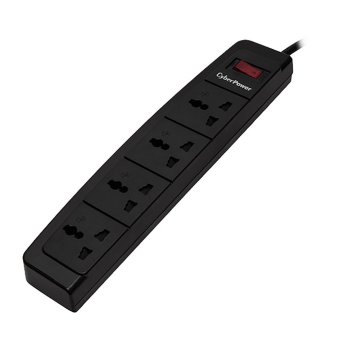 CyberPower ปลั๊กกันไฟกระชาก 4 ช่อง ความยาว 1.8 เมตร  (Black)