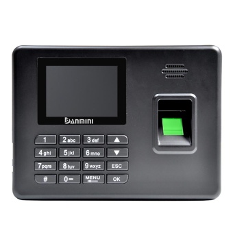Danmini A3 Self-service Fingerprint Machine with Voice Prompt EUPlug(Black) - intl