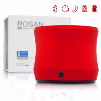 Ewa ลำโพงบลูทูธ Bluetooth Speaker Rosan A2 กันน้ำ (สีแดง)