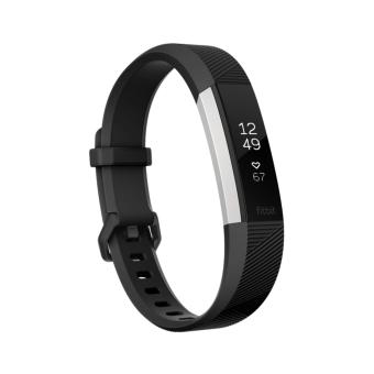 Fitbit Alta HR (Size L) สายรัดข้อมือฟิตเนสอัจฉริยะ วัดชีพจร 24 ชั่วโมง (สีดำ)