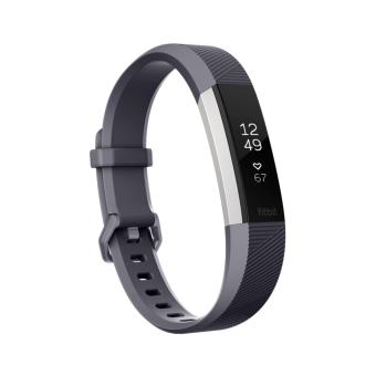 Fitbit Alta HR (Size L) สายรัดข้อมือฟิตเนสอัจฉริยะ วัดชีพจร 24 ชั่วโมง (สีเทา)