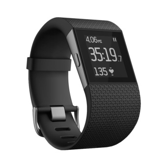 Fitbit Surge (Size S) นาฬิกาออกกำลังกายวัดชีพจร สีดำ