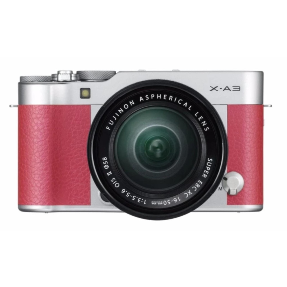 Fujifilm X-A3 Mirrorless 16-50mm Lens (PINK) ประกันร้าน Fujifilm X-A3 Mirrorless 16-50mm Lens (PINK) ประกันร้าน