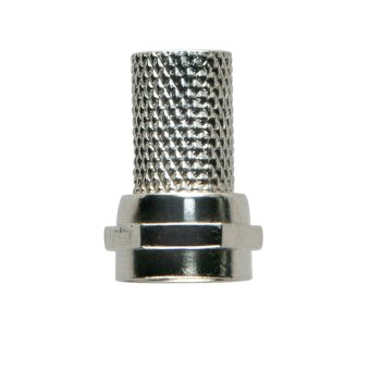 FUJIKO CCTV F-Type Twist-On Coaxial Cable RF Connector Plug Male(สีเงิน) - 10pcs FUJIKO CCTV F-Type Twist-On Coaxial Cable RF Connector Plug Male(สีเงิน) - 10pcs