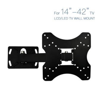 Functional Single Arm Full Motion Tilt Swivel LED TV Wall Mount Bracket 14 ~42  - intl