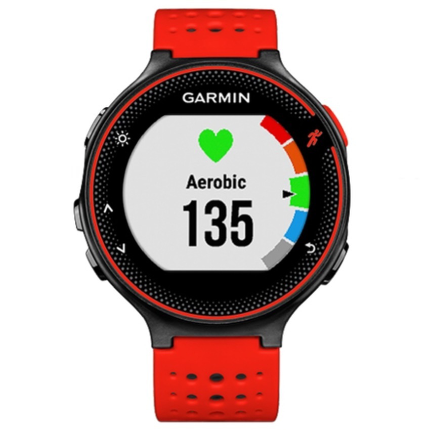  กาฬสินธุ์ Garmin Forerunner 235 GPS Running Watch with Wrist-Based Heart Rate (Lava Red) - intl