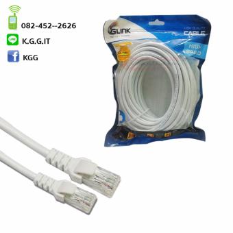 สายแลนสำเร็จรูปพร้อมใช้งาน Glink LAN Cable Cat6 15M ยาว15 เมตร(White) สายแลนสำเร็จรูปพร้อมใช้งาน Glink LAN Cable Cat6 15M ยาว15 เมตร(White)