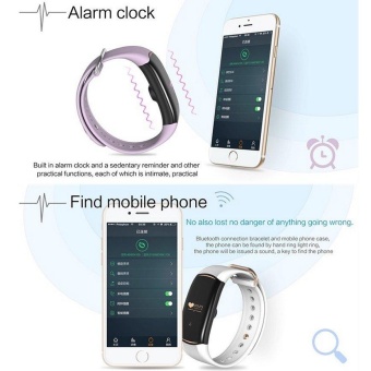 H1 Wristband Heart Health Monitor Smart Watches Bluetooth Blood Pressure Monitor Smart Band IP68 Water Proof Swim Bracelet Fitness Tracker - Intl July 2018 - 5 H1 Wristband Heart Health Monitor Smart Watches Bluetooth Blood Pressure Monitor Smart Band IP68 Water Proof Swim Bracelet Fitness Tracker - intl - 5