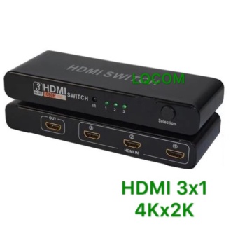 HDMI 4Kx2K Switch Switcher Hub Box 1080P + IR Remote 3PORT