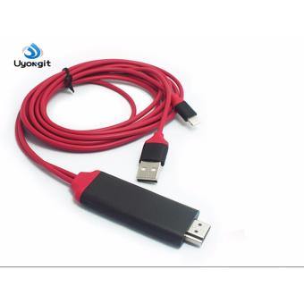 สาย HDMI ต่อมือถือสู่จอทีวี สำหรับ IPhone/ipad HDTV Lightning ToHDMI May 2018 - 5 สาย HDMI ต่อมือถือสู่จอทีวี สำหรับ iPhone/ipad HDTV Lightning toHDMI - 5