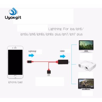 สาย HDMI ต่อมือถือสู่จอทีวี สำหรับ IPhone/ipad HDTV Lightning ToHDMI May 2018 - 3 สาย HDMI ต่อมือถือสู่จอทีวี สำหรับ iPhone/ipad HDTV Lightning toHDMI - 3