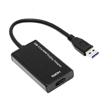 HDMI USB 3.0 HDMI display adapter cards external multi-displayadapter the HD 1080 the output video with audio AUX in (black) HDMI USB 3.0 HDMI display adapter cards external multi-displayadapter the HD 1080 the output video with audio AUX in (black)