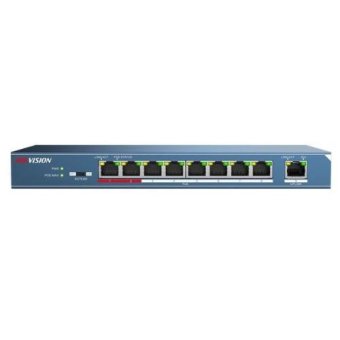 Hikvision DS-3E0109P-E PoE Switch 8-Ports 1Uplink