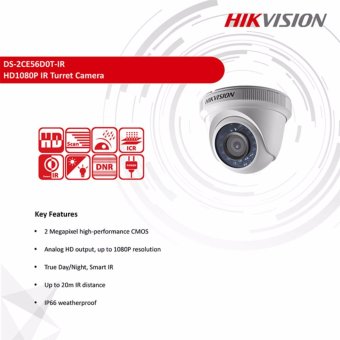 Hikvision HDTVI 1080P รุ่น DS-2CE56D0T-IR 2MP (3.6 Mm) ใช้กับเครื่องบันทึกที่รองรับกล้องระบบ HDTVI ความละเอียด 2 ล้านพิกเซลขึ้นไปเท่านั้น July 2018 - 2 Hikvision HDTVI 1080P รุ่น DS-2CE56D0T-IR 2MP (3.6 mm) ใช้กับเครื่องบันทึกที่รองรับกล้องระบบ HDTVI ความละเอียด 2 ล้านพิกเซลขึ้นไปเท่านั้น - 2