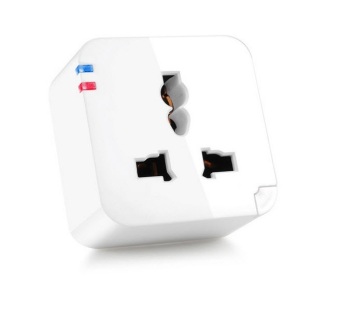 Home studio ปลั๊กไฟอัจฉริยะ เปิด-ปิด ผ่าน 3G Wi-Fi Smart Plug - สีขาว