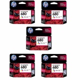 HP 680 (F6V26AA) INK Color สี - 5 ตลับ