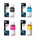 HP GT51BK+GT52C/M/Y ink bottle - Set 4 สี 4 ขวด