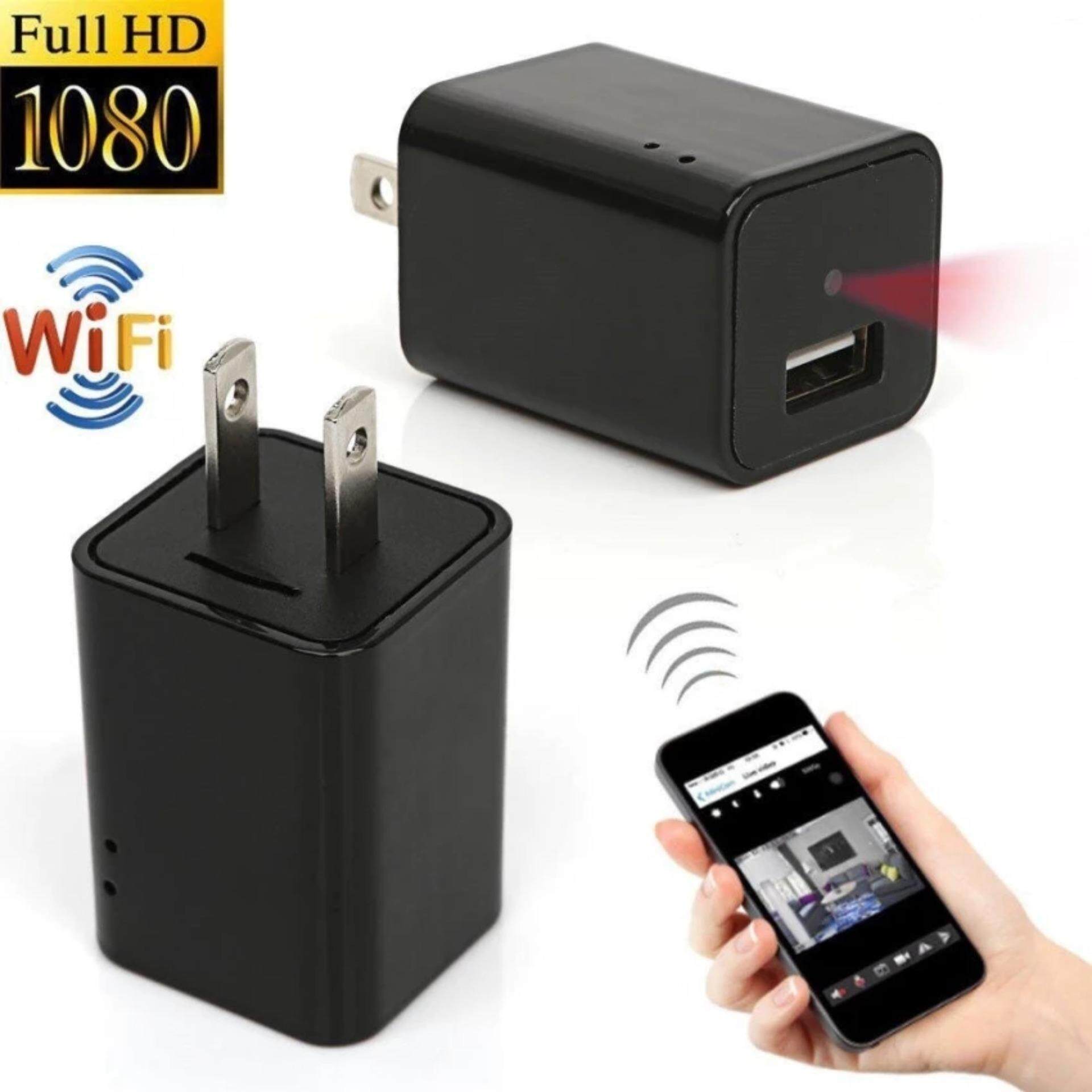 i-Unique Wifi Wall Charger Hidden Spy Camera 1080P HD USB AC WallPlug Adapter Camera with Motion Detection , P2P Wireless WifiDigita Video Recorder for IOS iPhone Android Phone APP Remote View(Black) i-Unique Wifi Wall Charger Hidden Spy Camera 1080P HD USB AC WallPlug Adapter Camera with Motion Detection , P2P Wireless WifiDigita Video Recorder for IOS iPhone Android Phone APP Remote View(Black)