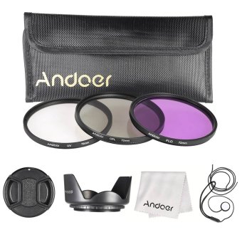 Andoer 72มมชุดกรอง (UV+CPL+FLD)/กระเป๋าถือไนลอน/หมวก/หมวกเลนส์เลนส์กล้อง/เลนส์/กระโปรงผ้าทำความสะอาดเลนส์ Andoer 72มมชุดกรอง (UV+CPL+FLD)/กระเป๋าถือไนลอน/หมวก/หมวกเลนส์เลนส์กล้อง/เลนส์/กระโปรงผ้าทำความสะอาดเลนส์