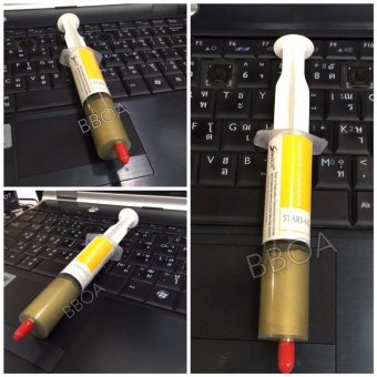 ซิลิโคน CPU หลอดใหญ่สีทอง สำหรับช่างคอม 1ชิ้น ซิลิโคน CPU หลอดใหญ่สีทอง สำหรับช่างคอม 1ชิ้น
