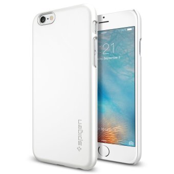 SPIGEN Apple เคส iPhone 6s Plus Case Thin Fit : Shimmery White SPIGEN Apple เคส iPhone 6s Plus Case Thin Fit : Shimmery White