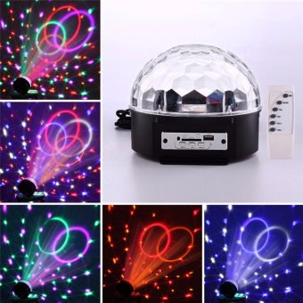 ไฟเวที ไฟดิสโก้ MP3 LED Magic Ball Light ไฟหมุนเปลี่ยนสี ไฟเวที ไฟดิสโก้ MP3 LED Magic Ball Light ไฟหมุนเปลี่ยนสี