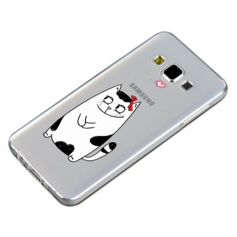 HugCase TPU เคส Samsung Galaxy A5 2015 เคสโทรศัพท์พิมพ์ลาย Cat Cute เนื้อบาง 0.3 mm HugCase TPU เคส Samsung Galaxy A5 2015 เคสโทรศัพท์พิมพ์ลาย Cat Cute เนื้อบาง 0.3 mm