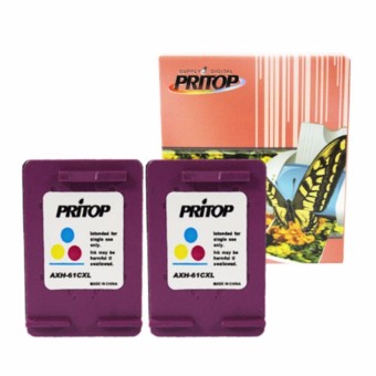 HP ink 61CO-XL Ink Cartridge หมึกสี 2 ตลับ HP ink 61CO-XL Ink Cartridge หมึกสี 2 ตลับ