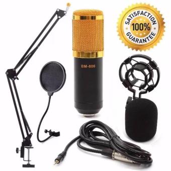 At First BM-800 Condensor Microphone ไมค์โครโฟนอัดเสียง SET (Black) At First BM-800 Condensor Microphone ไมค์โครโฟนอัดเสียง SET (Black)