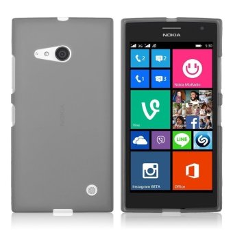 แฟชั่นซิลิโคนเจลนุ่มพิเศษบางเคส TPU สำหรับ Nokia Lumia 730/735 (สีเทา) (ต่างประเทศ) แฟชั่นซิลิโคนเจลนุ่มพิเศษบางเคส TPU สำหรับ Nokia Lumia 730/735 (สีเทา) (ต่างประเทศ)