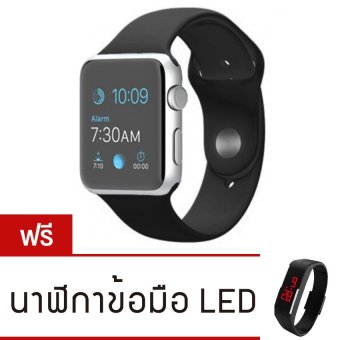 Person นาฬิกาโทรศัพท์ Bluetooth Smart Watch รุ่น A8 Phone watch(Black) ฟรี นาฬิกาLEDระบบสัมผัส(คละสี) Person นาฬิกาโทรศัพท์ Bluetooth Smart Watch รุ่น A8 Phone watch(Black) ฟรี นาฬิกาLEDระบบสัมผัส(คละสี)