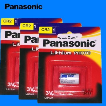 Panasonic ถ่านกล้องถ่ายรูป CR2 Lithium 3V - สีขาว (3 ก้อน) Panasonic ถ่านกล้องถ่ายรูป CR2 Lithium 3V - สีขาว (3 ก้อน)