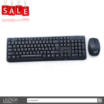 Marvo Primaxx KMC-8163 Keyboard+Mouse Wireless ชุดคีย์บอร์ดเมาส์ ไร้สาย (สีดำ) Marvo Primaxx KMC-8163 Keyboard+Mouse Wireless ชุดคีย์บอร์ดเมาส์ ไร้สาย (สีดำ)