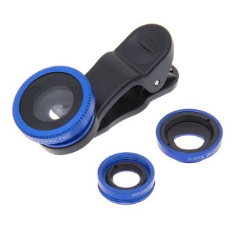 DT CLIP LENS 3 IN 1 เลนส์ติดกล้องมือถือ แบบ 3 in 1 (สีน้ำเงิน) DT CLIP LENS 3 IN 1 เลนส์ติดกล้องมือถือ แบบ 3 in 1 (สีน้ำเงิน)