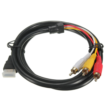 Sanwood 152.4ซม 1080P กับ hdtv HDMI บุรุษที่ 3 สายเอวีอะแดปเตอร์วิดีโอในอาร์ซีเอ Sanwood 152.4ซม 1080P กับ hdtv HDMI บุรุษที่ 3 สายเอวีอะแดปเตอร์วิดีโอในอาร์ซีเอ