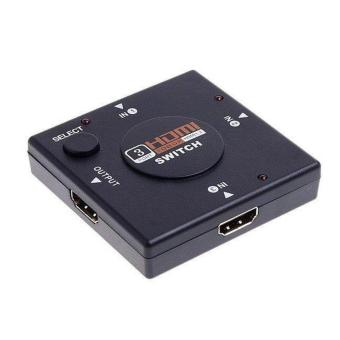 HDMI 3 Port Switch HDMI Switch เข้า 3 ออก 1 สำหรับเพิ่มช่อง HDMI (Black) HDMI 3 Port Switch HDMI Switch เข้า 3 ออก 1 สำหรับเพิ่มช่อง HDMI (Black)