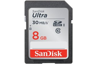 Sandisk Ultra เมมโมรี่การ์ด Class 10 UHS-I SD 30MB/s Full HD Video SDHC Memory Card 8GB Sandisk Ultra เมมโมรี่การ์ด Class 10 UHS-I SD 30MB/s Full HD Video SDHC Memory Card 8GB
