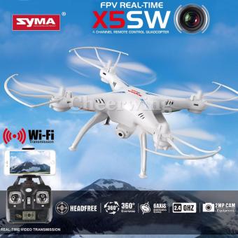 โดรนบังคับติดกล้องถ่ายภาพ คมชัดระดับHD. Syma X5SW Wiif FPV Real-time 2.4G QuadCopter โดรนบังคับติดกล้องถ่ายภาพ คมชัดระดับHD. Syma X5SW Wiif FPV Real-time 2.4G QuadCopter