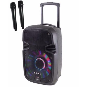 A-ONE ตู้ลำโพงขยายเสียงเคลื่อนที่ล้อลาก15 นิ้ว+ไมค์ลอย USB/SD BLUETOOTH DISCO LIGHT A-151BT A-ONE ตู้ลำโพงขยายเสียงเคลื่อนที่ล้อลาก15 นิ้ว+ไมค์ลอย USB/SD BLUETOOTH DISCO LIGHT A-151BT